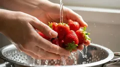 Warum man beim Waschen niemals die Blätter von Erdbeeren entfernen sollte